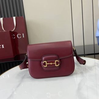 Gucci Horsebit 1955 Aura Red Mini Shoulder Bag 847064