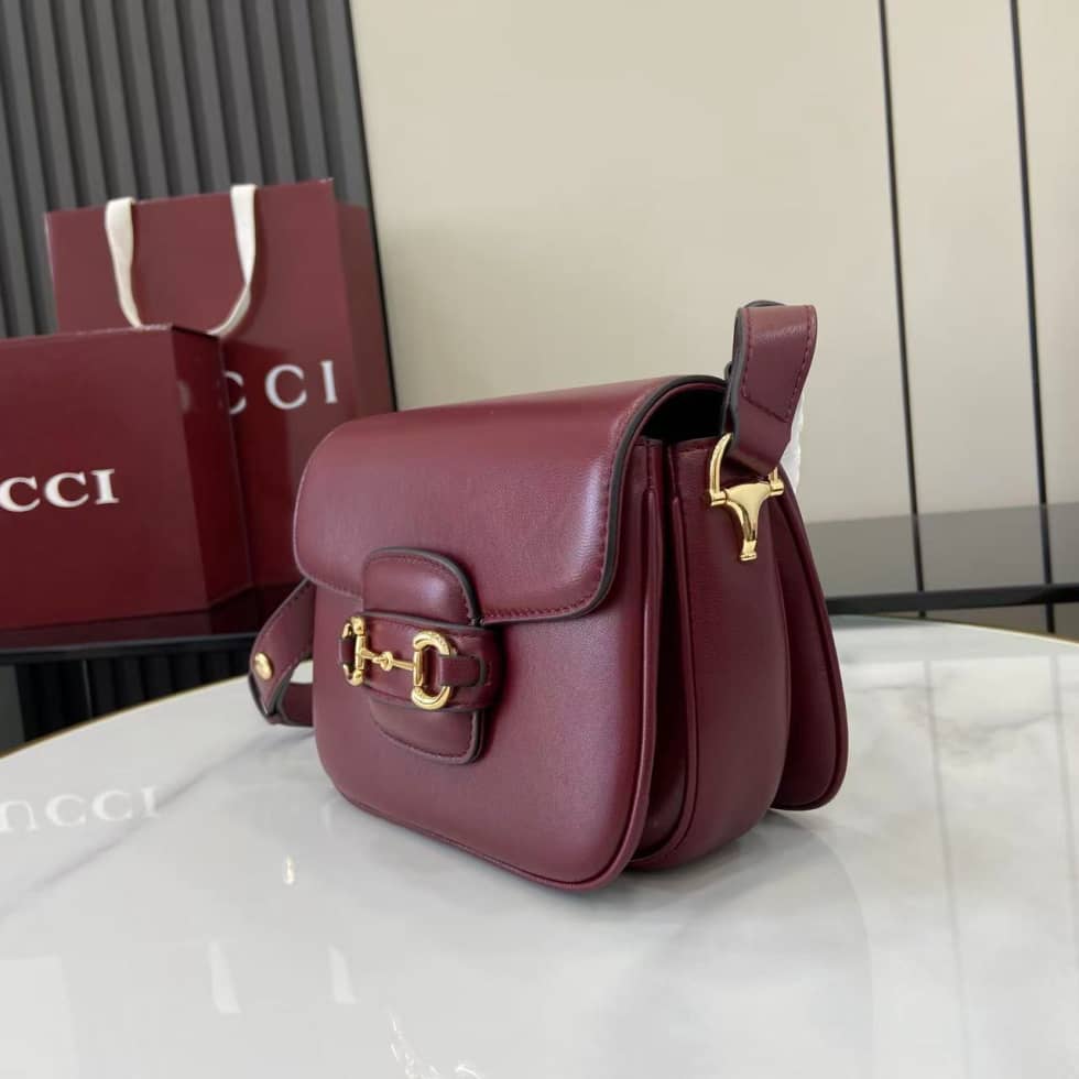 Gucci Horsebit 1955 Aura Red Mini Shoulder Bag 847064_2_158090 Gucci Horsebit 1955 Aura Red Mini Shoulder Bag 847064