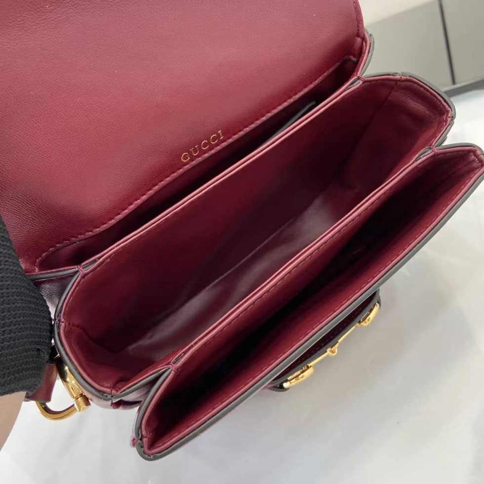 Gucci Horsebit 1955 Aura Red Mini Shoulder Bag 847064_7_158090 Gucci Horsebit 1955 Aura Red Mini Shoulder Bag 847064