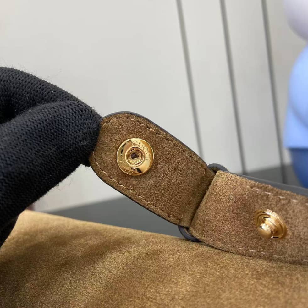 Gucci Horsebit 1955 Aura Suede Small Brown Shoulder Bag_4_158140 Gucci Horsebit 1955 Aura Suede Small Brown Shoulder Bag