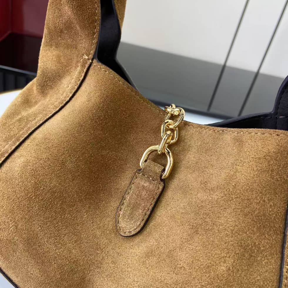Gucci Softbit Suede Medium Brown Top Handle Bag_5_158160 Gucci Softbit Suede Medium Brown Top Handle Bag