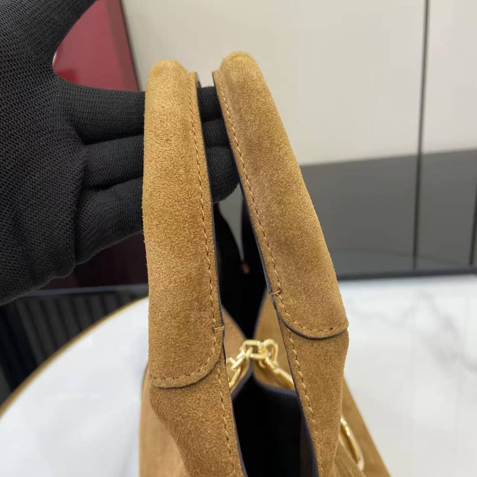 Gucci Softbit Suede Medium Brown Top Handle Bag_6_158160 Gucci Softbit Suede Medium Brown Top Handle Bag