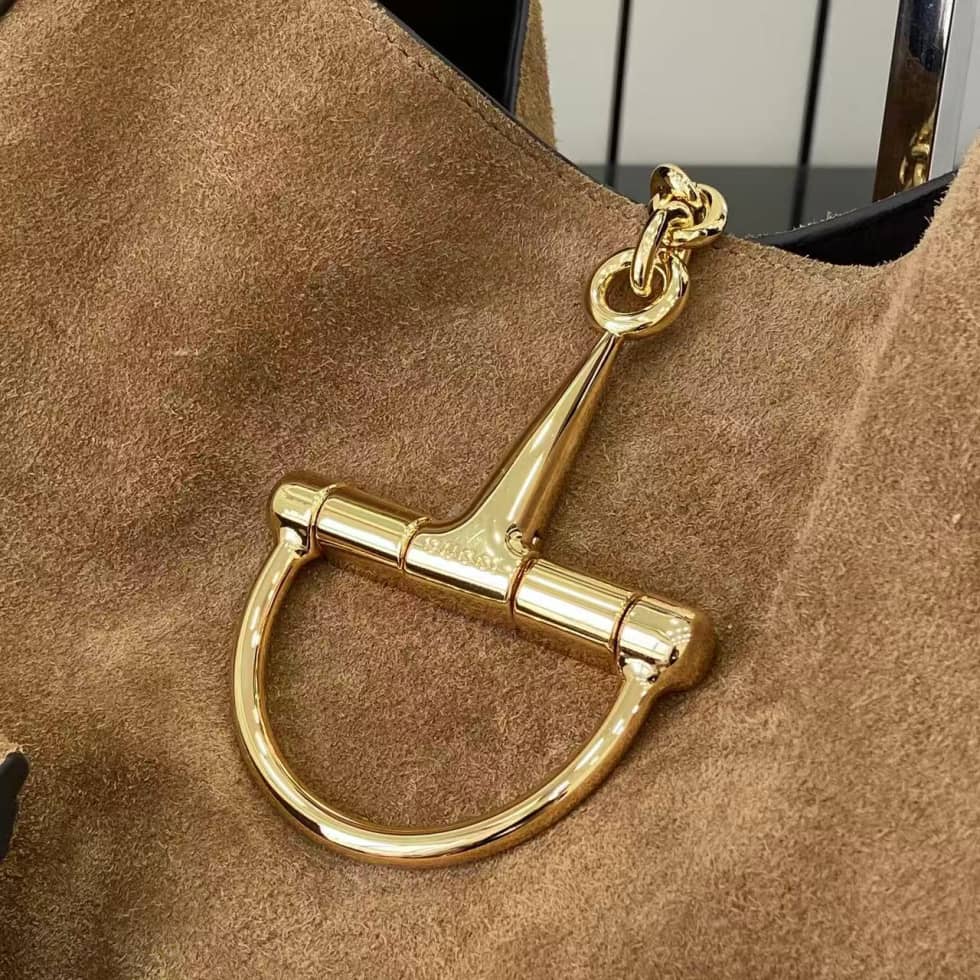 Gucci Softbit Suede Maxi Brown Shoulder Bag_4_158170 Gucci Softbit Suede Maxi Brown Shoulder Bag
