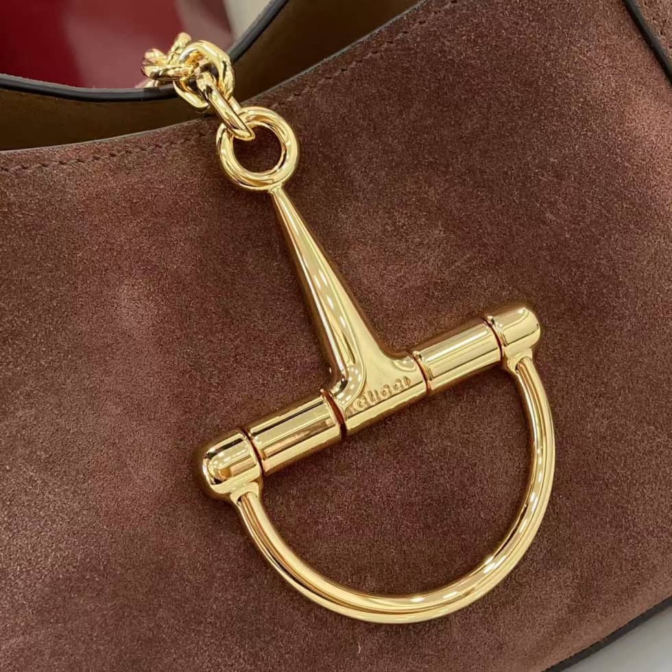 Gucci Softbit Suede Medium Dark Brown Top Handle Bag_5_158180 Gucci Softbit Suede Medium Dark Brown Top Handle Bag