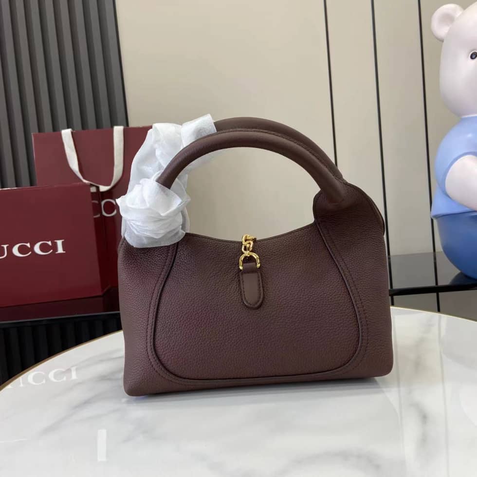 Gucci Softbit Leather Medium Brown Shoulder Bag_1_158220 Gucci Softbit Leather Medium Brown Shoulder Bag