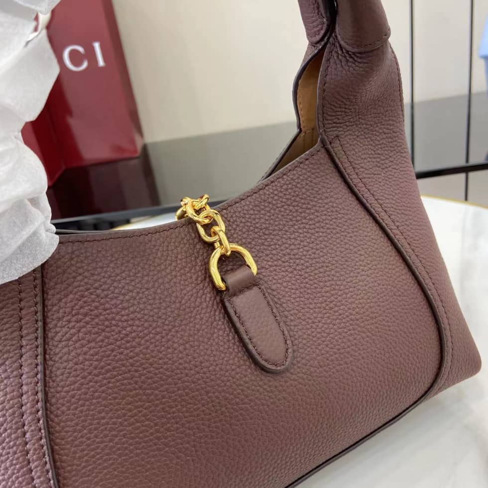 Gucci Softbit Leather Medium Brown Shoulder Bag_3_158220 Gucci Softbit Leather Medium Brown Shoulder Bag