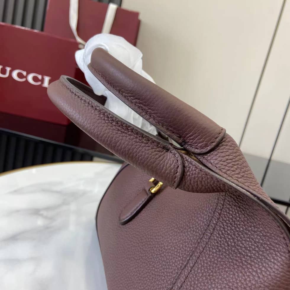 Gucci Softbit Leather Medium Brown Shoulder Bag_6_158220 Gucci Softbit Leather Medium Brown Shoulder Bag