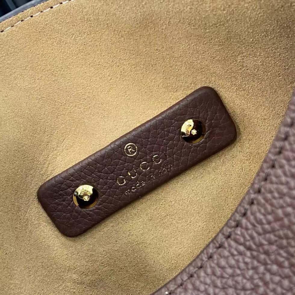 Gucci Softbit Leather Medium Brown Shoulder Bag_8_158220 Gucci Softbit Leather Medium Brown Shoulder Bag