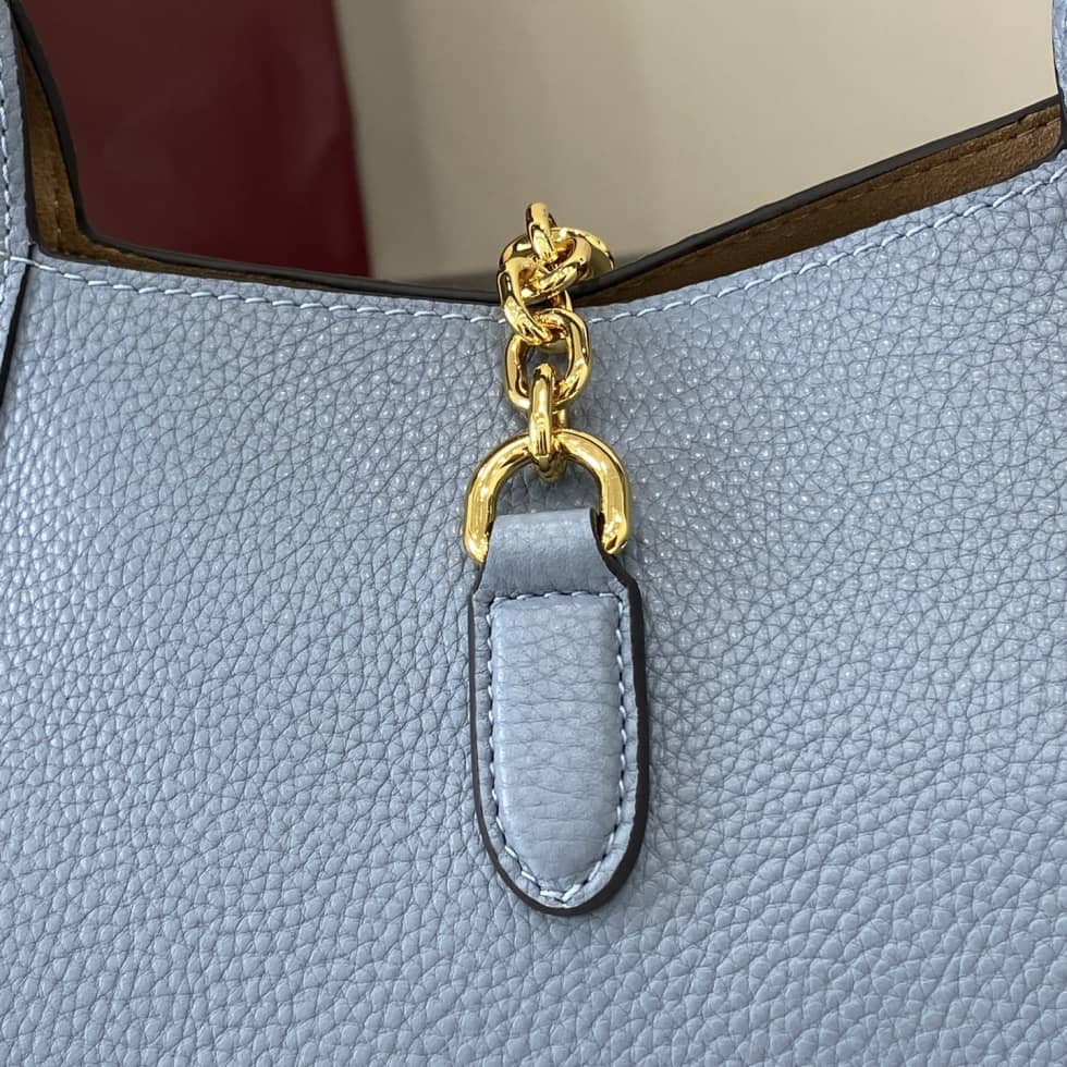 Gucci Softbit Leather Medium Blue Shoulder Bag_5_158240 Gucci Softbit Leather Medium Blue Shoulder Bag