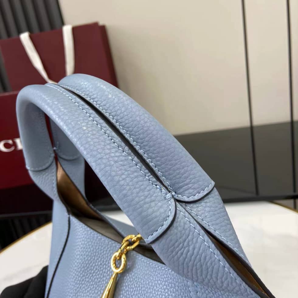 Gucci Softbit Leather Medium Blue Shoulder Bag_6_158240 Gucci Softbit Leather Medium Blue Shoulder Bag