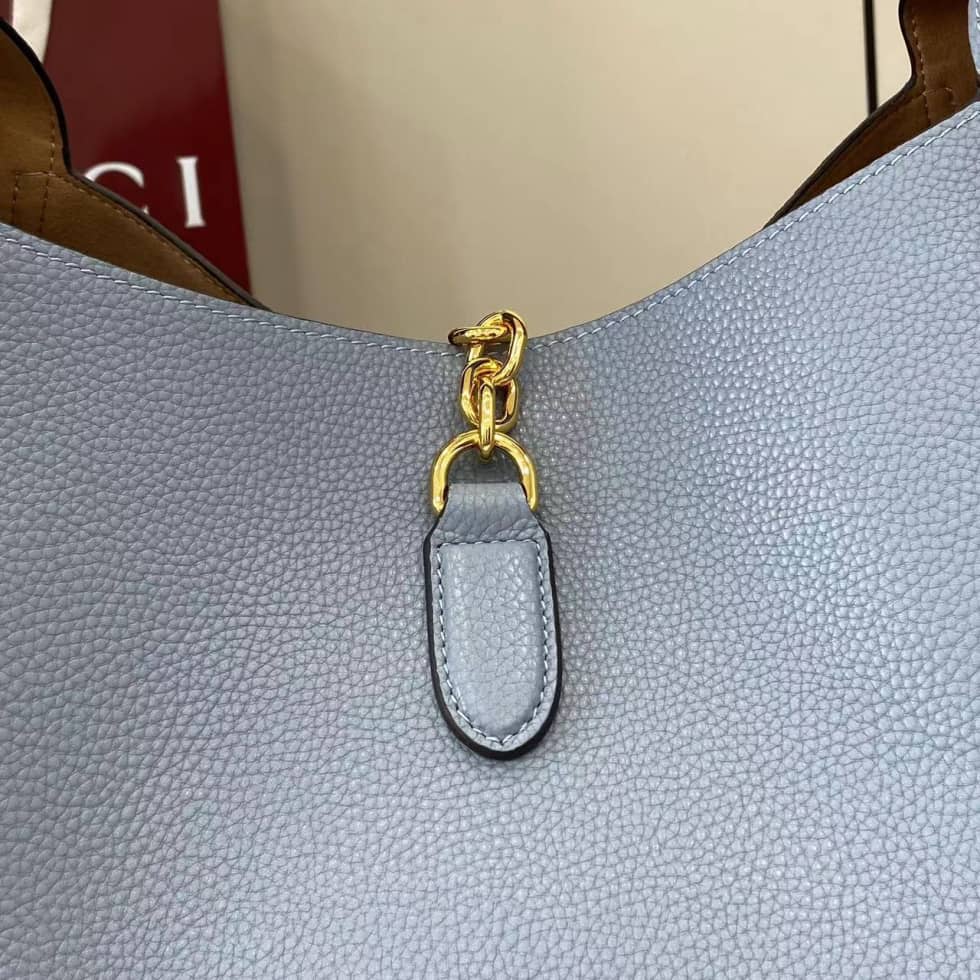 Gucci Softbit Leather Maxi Blue Shoulder Bag_5_158250 Gucci Softbit Leather Maxi Blue Shoulder Bag