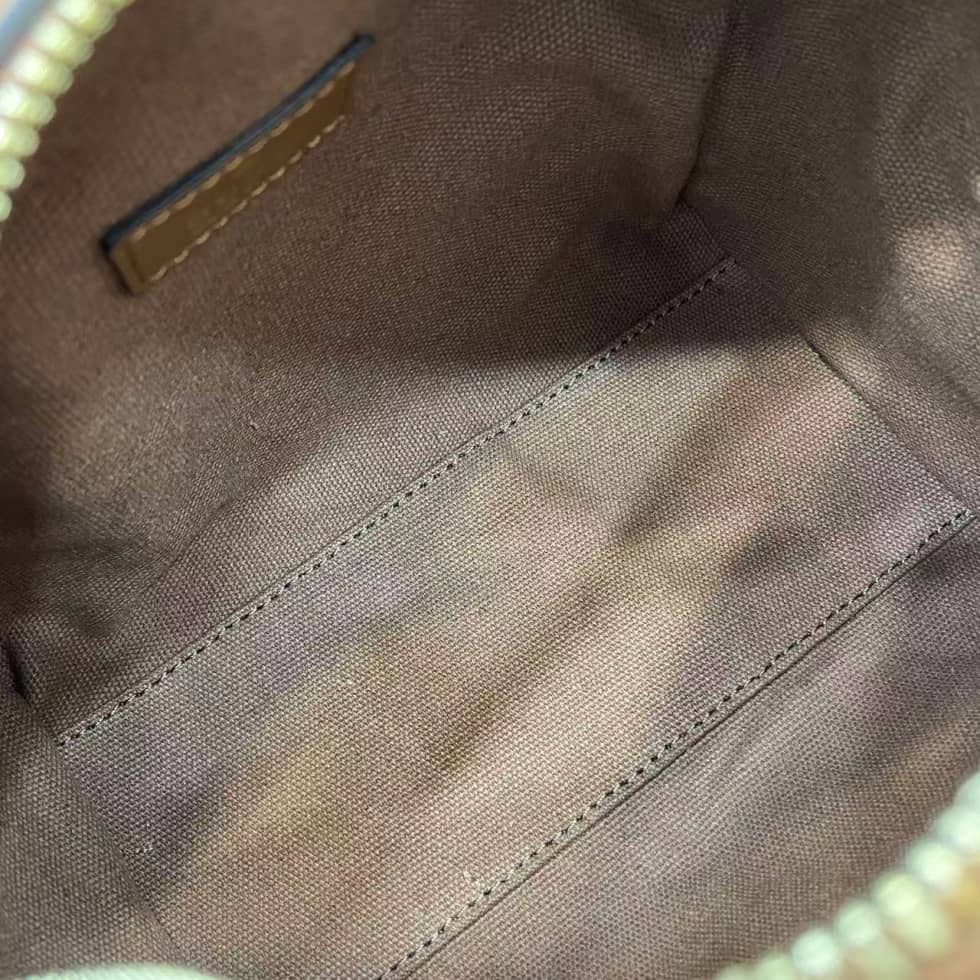 Gucci GG Suede Mini Brown Boston Bag 859975_8_158290 Gucci GG Suede Mini Brown Boston Bag 859975