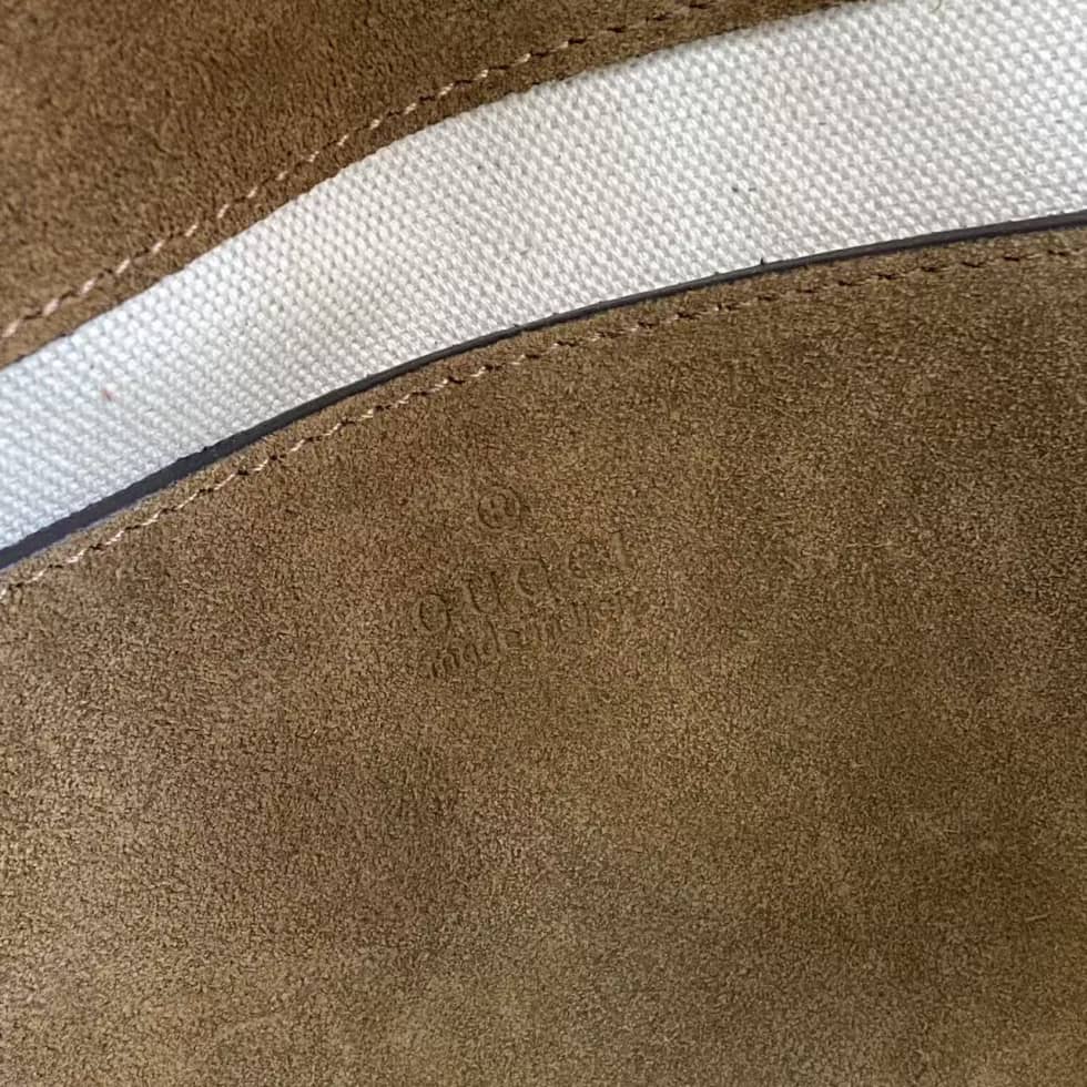 Gucci Suede Embossed Leather Brown Large Shoulder Bag_8_158460 Gucci Suede Embossed Leather Brown Large Shoulder Bag