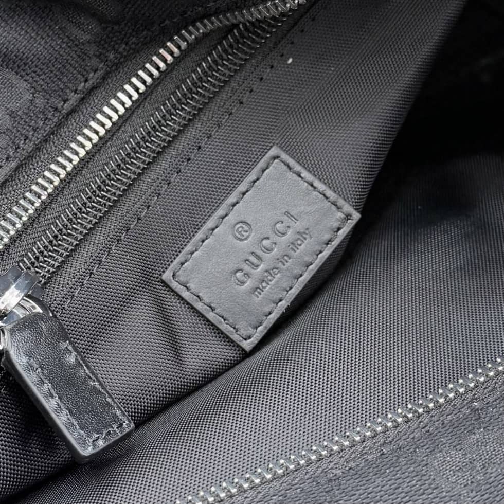 Gucci GG Canvas Small Black Tote Bag 854743_7_158520 Gucci GG Canvas Small Black Tote Bag 854743