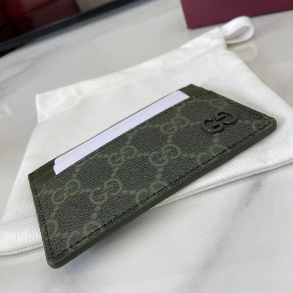 Gucci Mens Green Card Holder 768248_3_158529 Gucci Mens Green Card Holder 768248