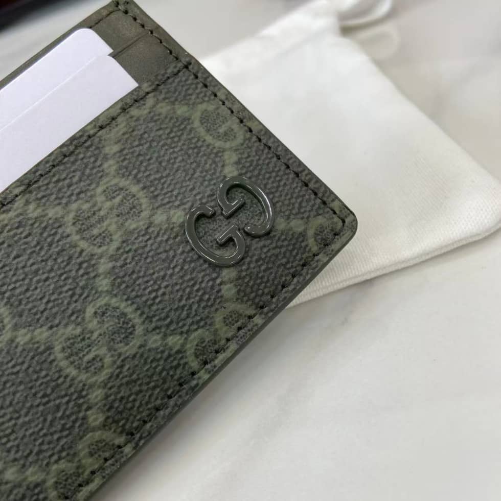 Gucci Mens Green Card Holder 768248_5_158529 Gucci Mens Green Card Holder 768248