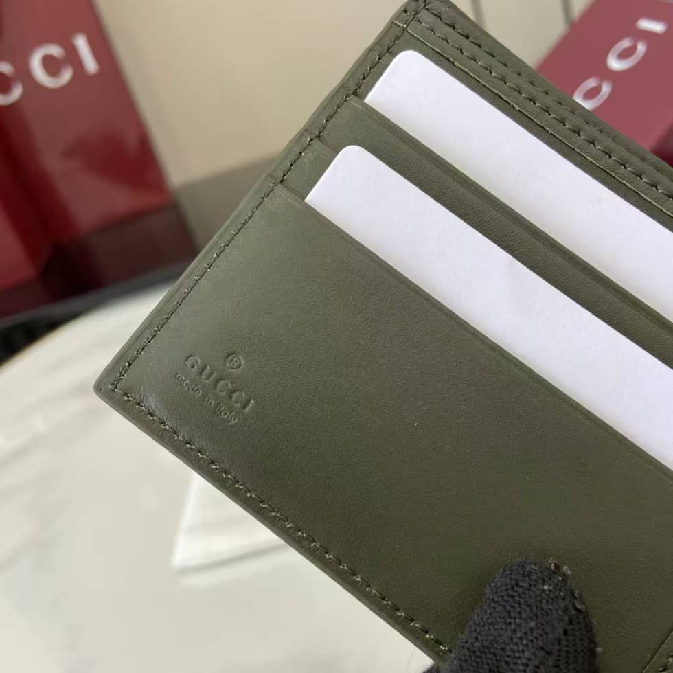 Gucci Mens GG Canvas Green Coin Wallet 768244_7_158559 Gucci Mens GG Canvas Green Coin Wallet 768244