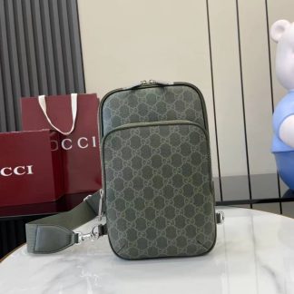 Gucci Mens Small Green Sling Bag 822073