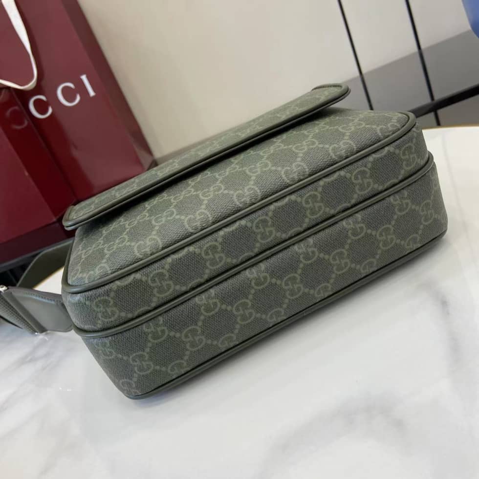 Gucci Mens Small Green Crossbody Bag 795479_4_158599 Gucci Mens Small Green Crossbody Bag 795479