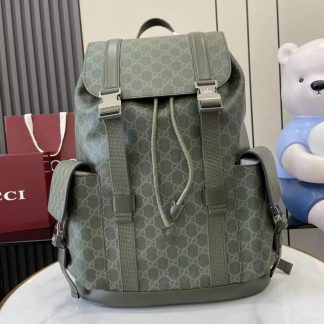 Gucci Mens GG Large Green Backpack 792080