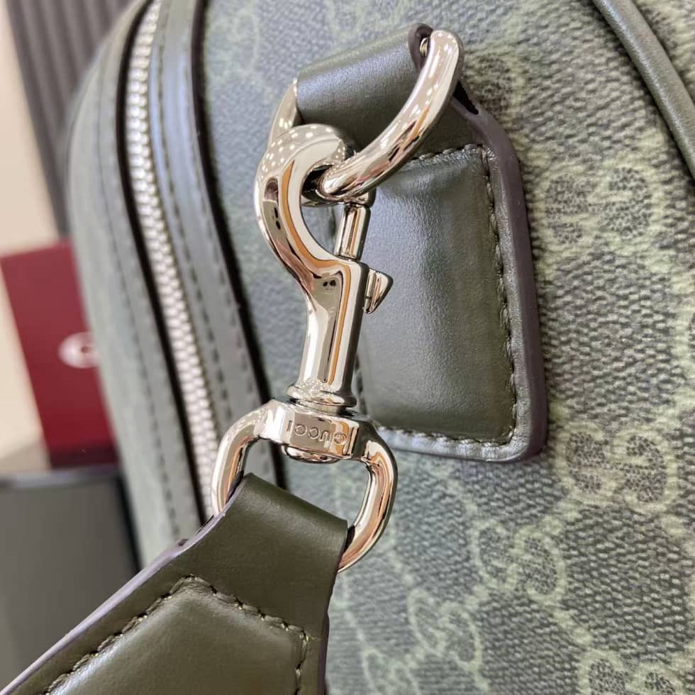 Gucci Mens Medium Green Duffle Bag 792074_5_158649 Gucci Mens Medium Green Duffle Bag 792074