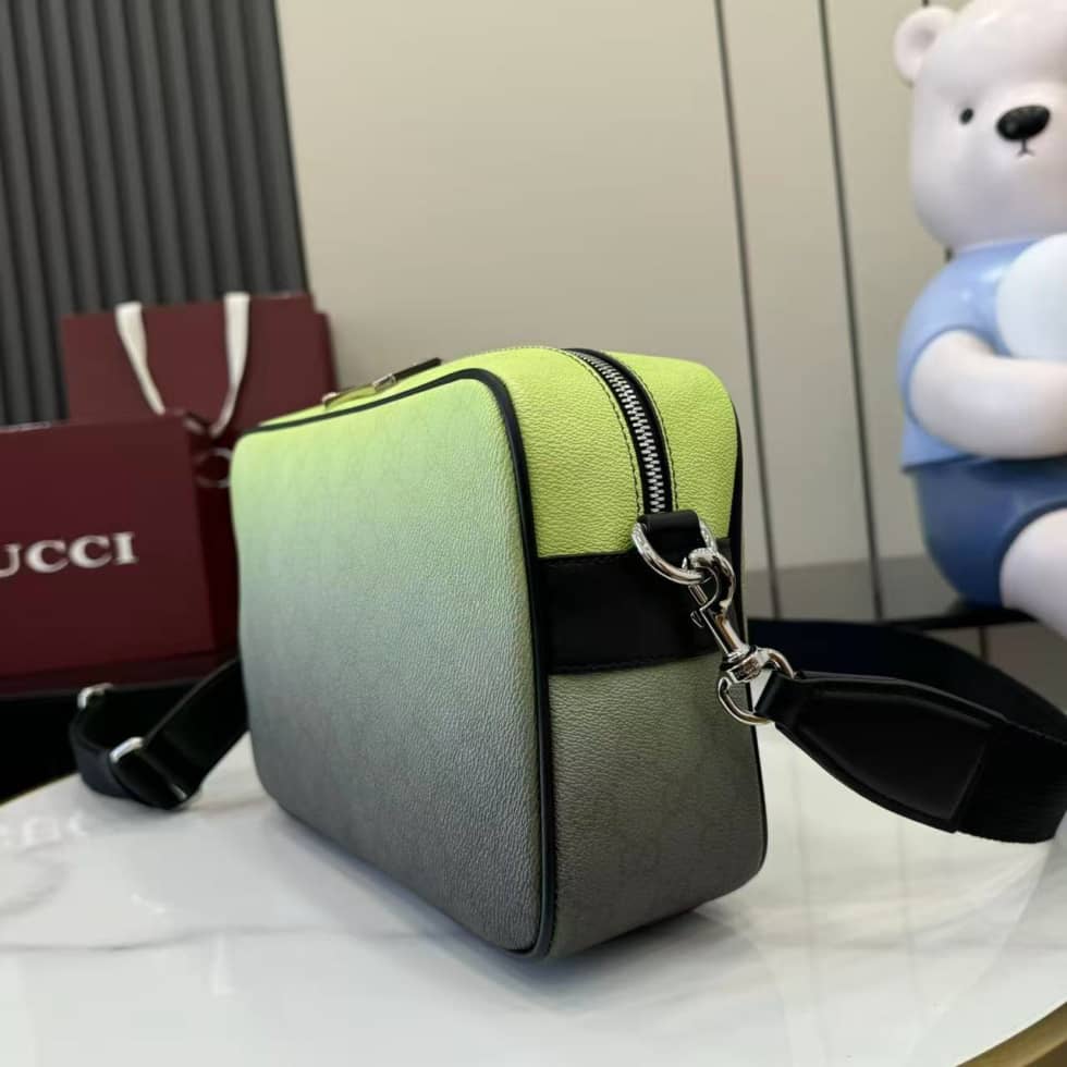 Gucci Chroma Gradient Green Medium Crossbody Bag_2_158689 Gucci Chroma Gradient Green Medium Crossbody Bag