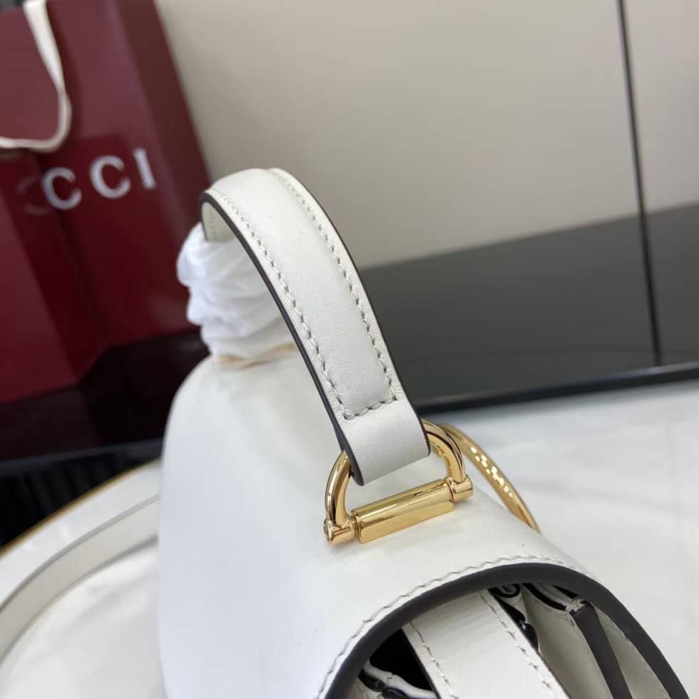 Gucci Siena Small White Leather Top Handle Bag_4_158709 Gucci Siena Small White Leather Top Handle Bag