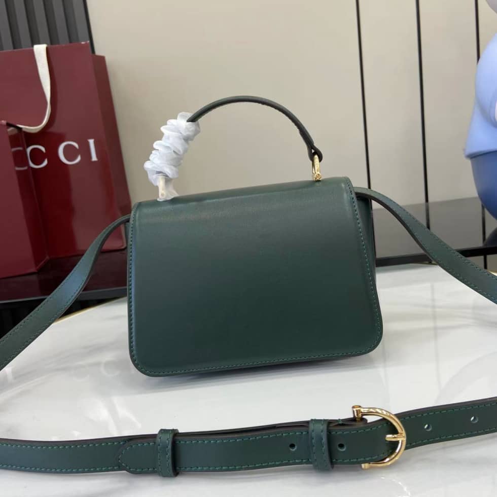 Gucci Siena Small Green Leather Top Handle Bag_1_158719 Gucci Siena Small Green Leather Top Handle Bag