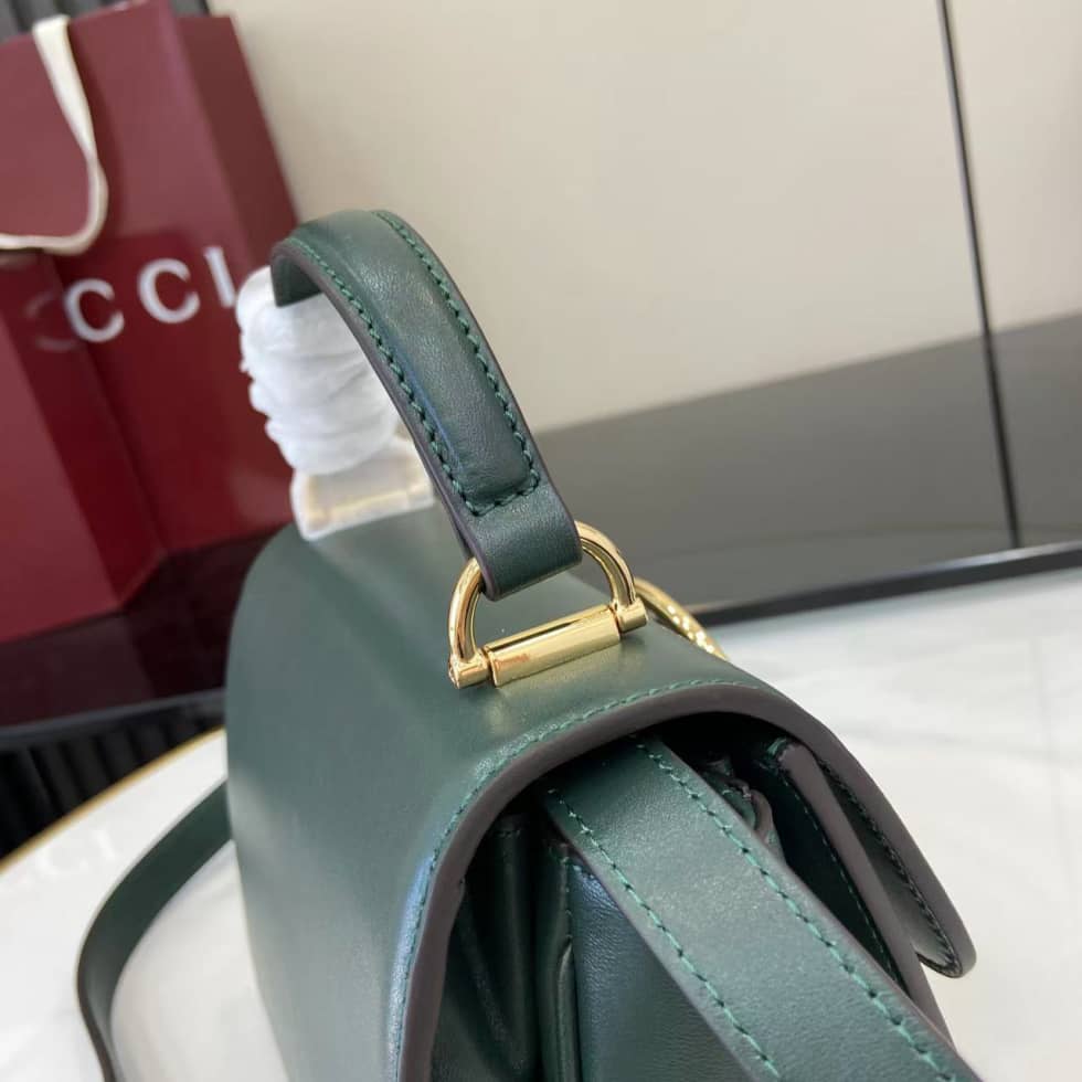 Gucci Siena Small Green Leather Top Handle Bag_4_158719 Gucci Siena Small Green Leather Top Handle Bag