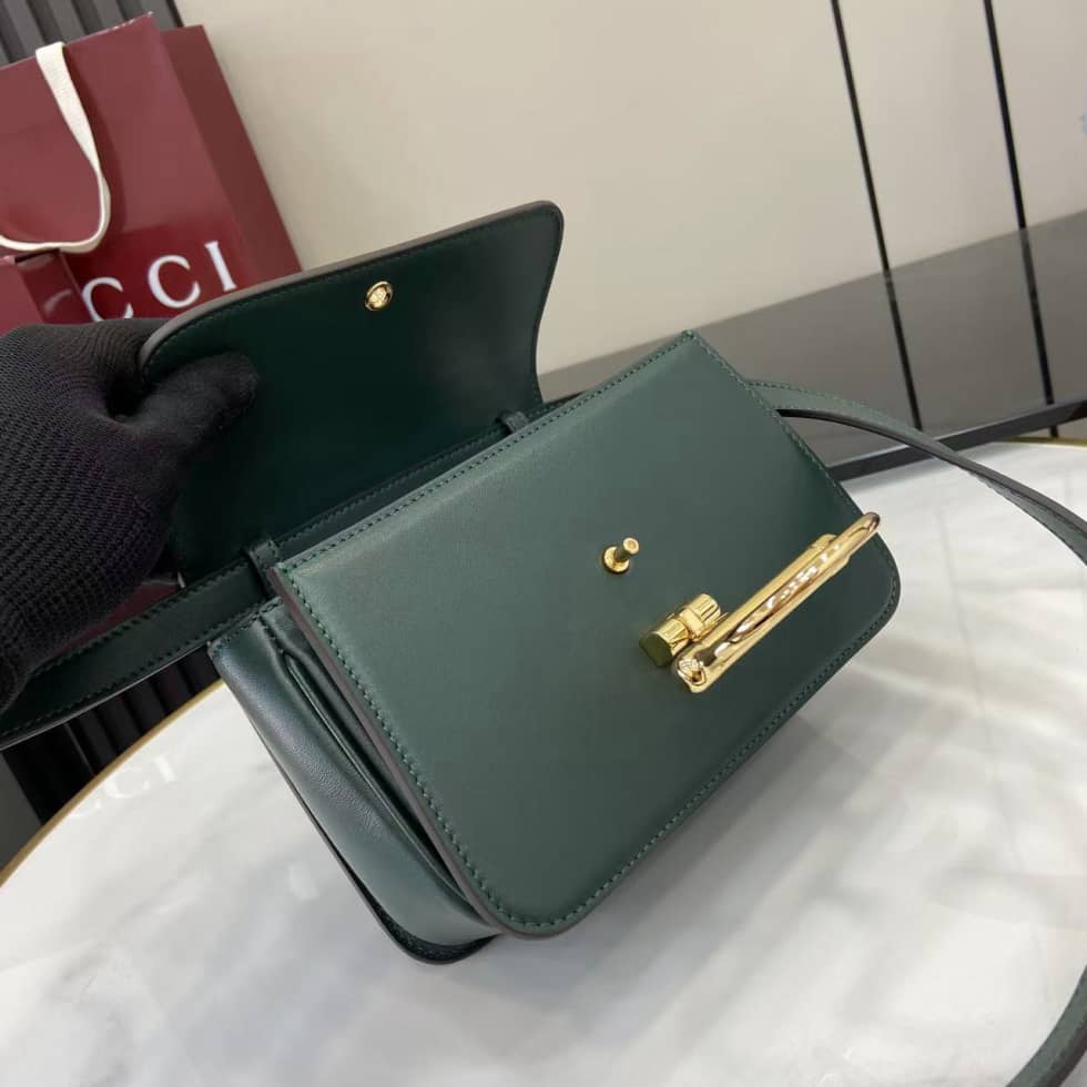 Gucci Siena Small Green Leather Top Handle Bag_6_158719 Gucci Siena Small Green Leather Top Handle Bag