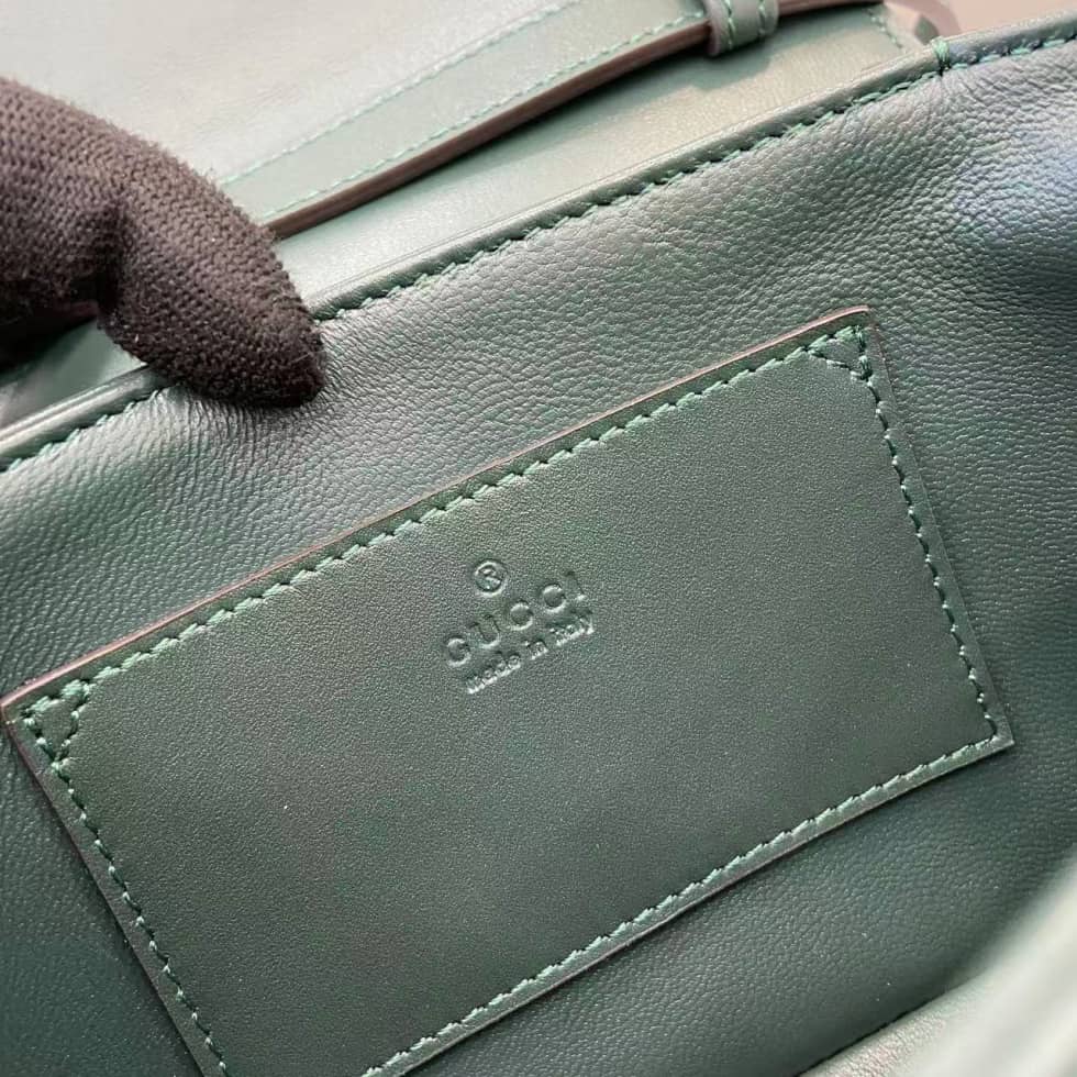 Gucci Siena Small Green Leather Top Handle Bag_8_158719 Gucci Siena Small Green Leather Top Handle Bag