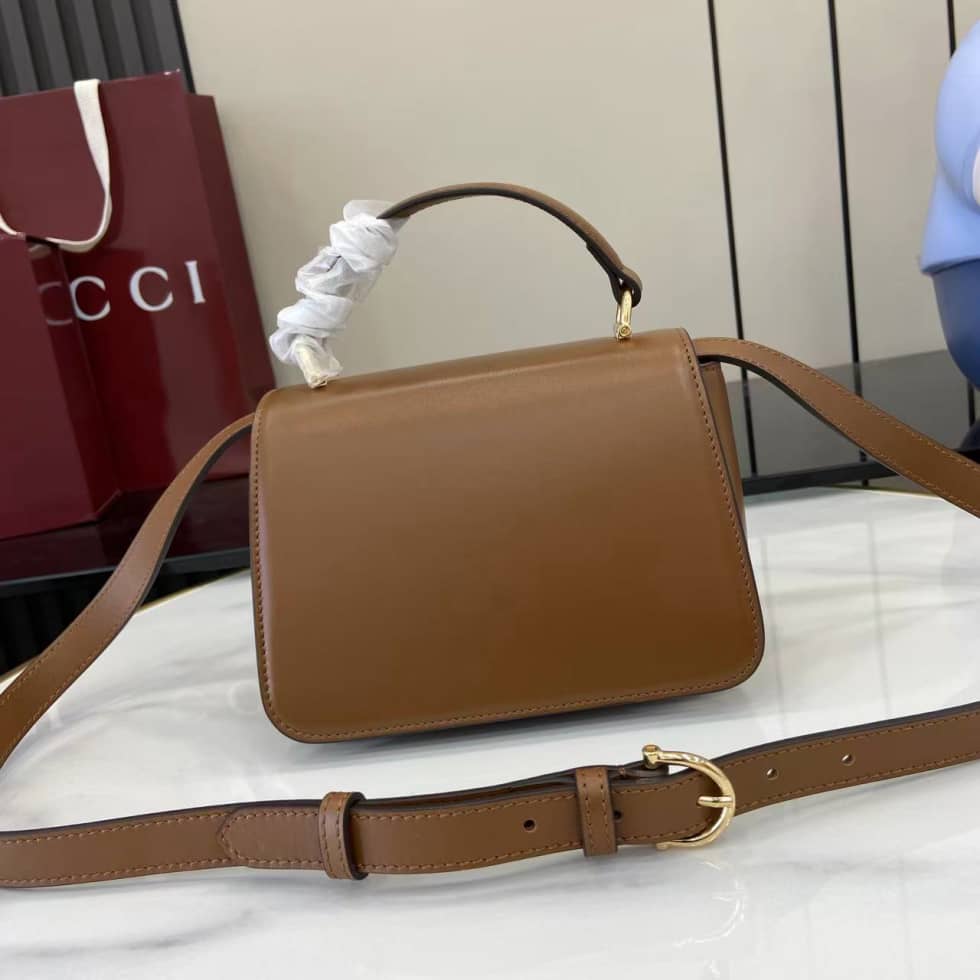 Gucci Siena Small Brown Leather Top Handle Bag_1_158729 Gucci Siena Small Brown Leather Top Handle Bag