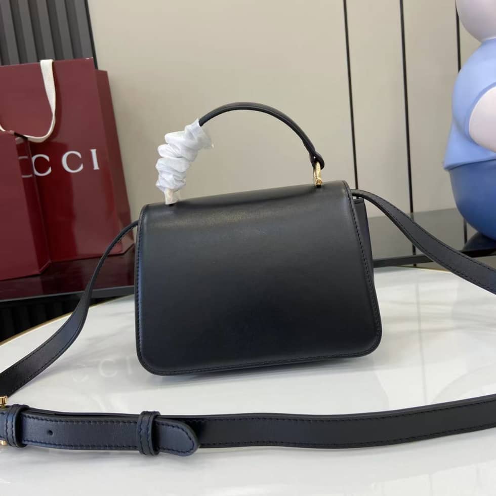 Gucci Siena Small Black Leather Top Handle Bag_1_158749 Gucci Siena Small Black Leather Top Handle Bag