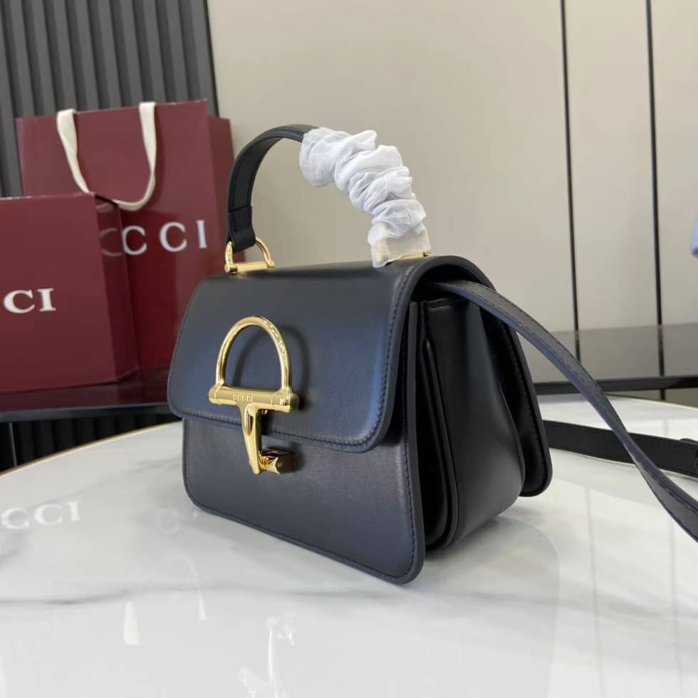 Gucci Siena Small Black Leather Top Handle Bag_2_158749 Gucci Siena Small Black Leather Top Handle Bag