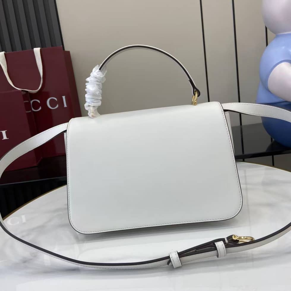 Gucci Siena Medium White Top Handle Bag_1_158759 Gucci Siena Medium White Top Handle Bag