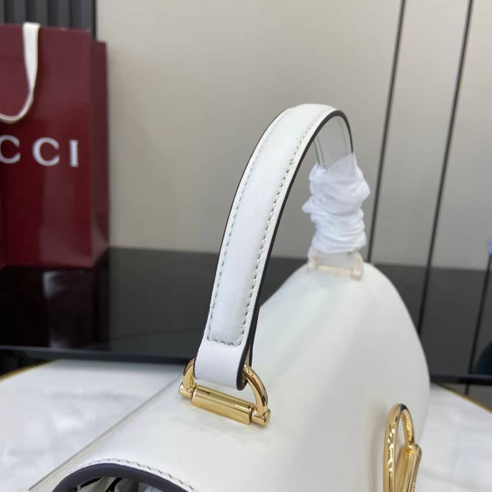 Gucci Siena Medium White Top Handle Bag_4_158759 Gucci Siena Medium White Top Handle Bag