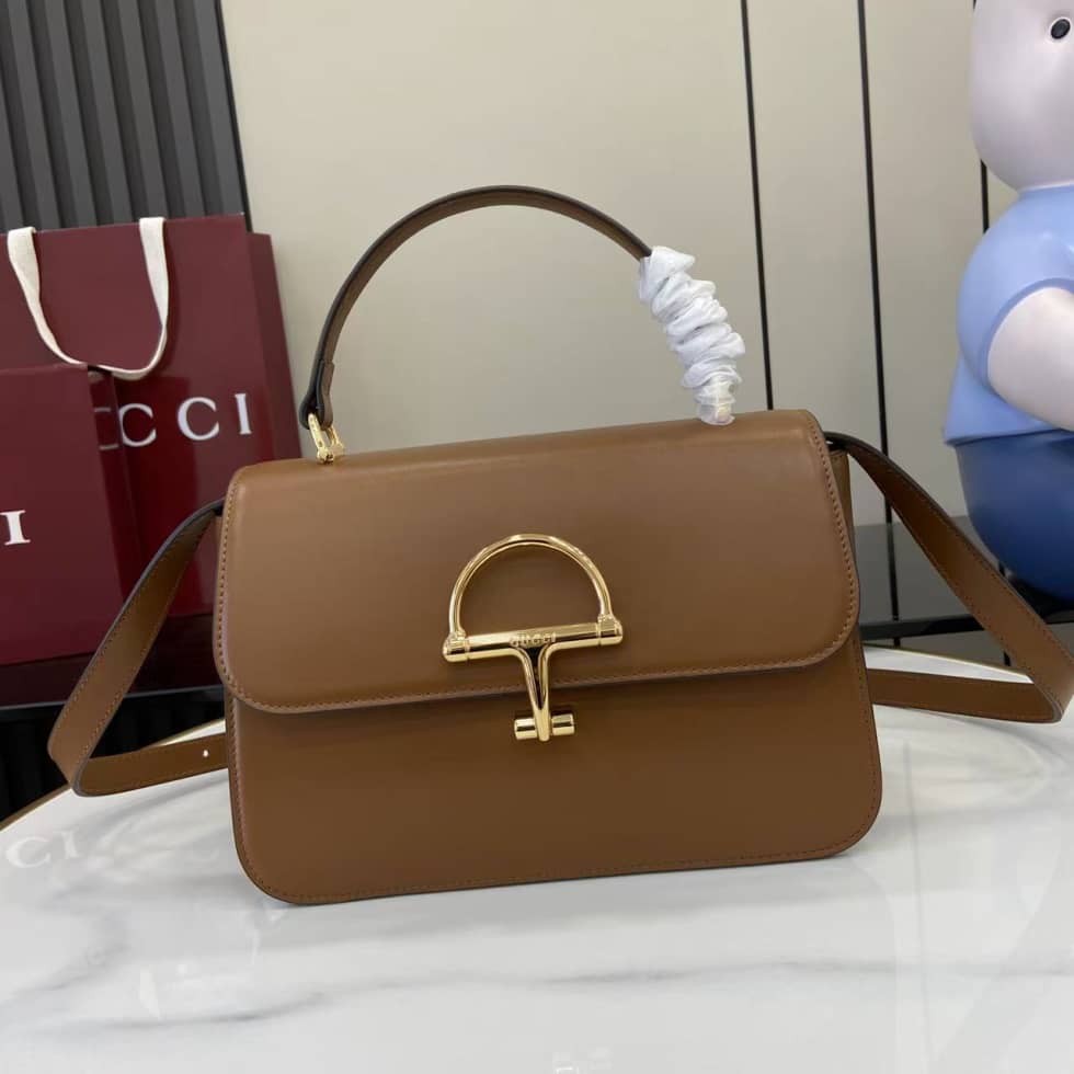 Gucci Siena Leather Medium Brown Top Handle Bag_10_158769 Gucci Siena Leather Medium Brown Top Handle Bag