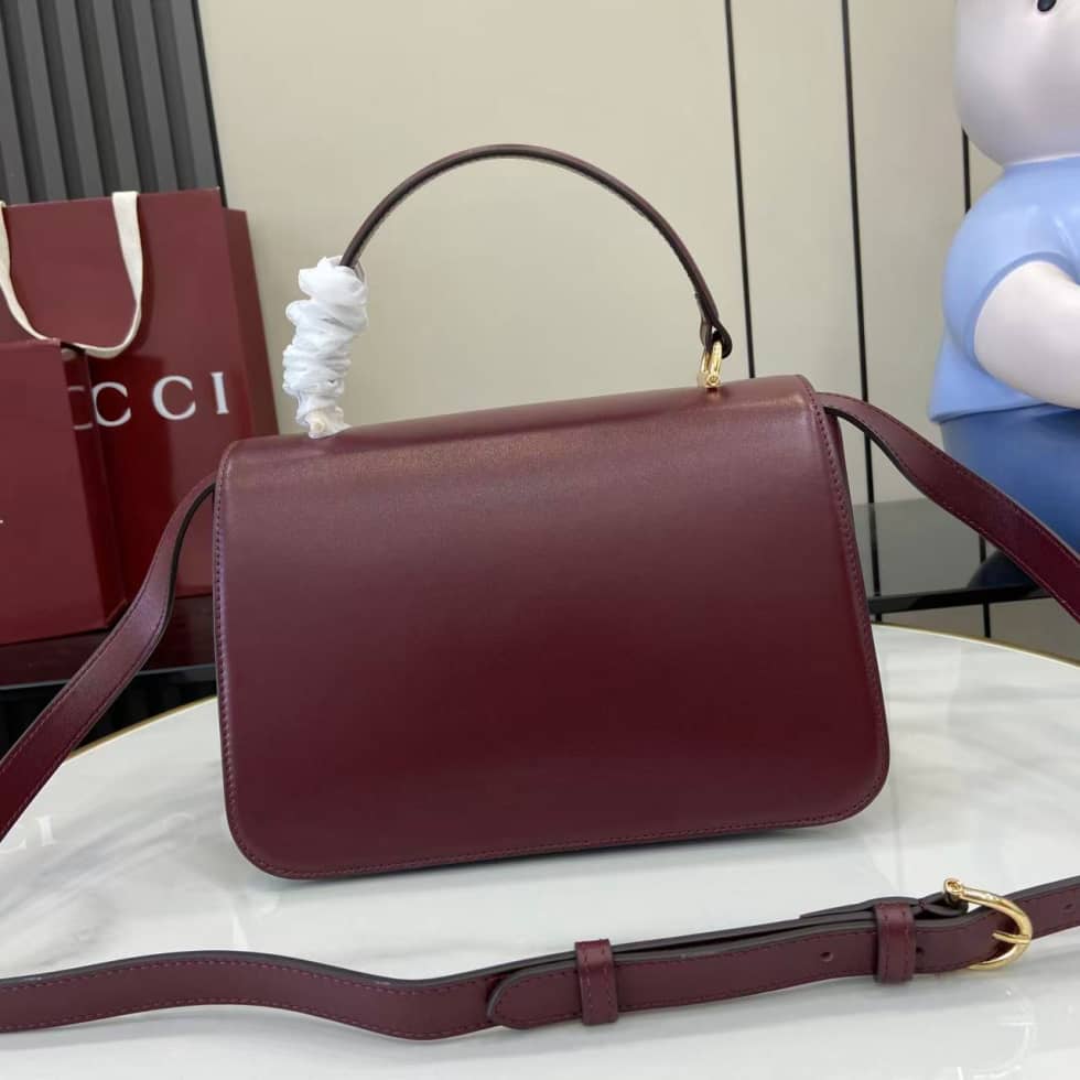 Gucci Siena Leather Medium Red Top Handle Bag_1_158779 Gucci Siena Leather Medium Red Top Handle Bag