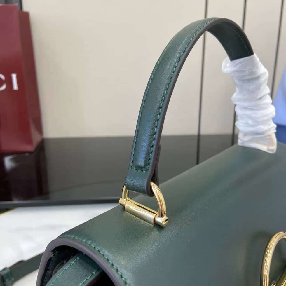 Gucci Siena Leather Medium Green Top Handle Bag_4_158789 Gucci Siena Leather Medium Green Top Handle Bag