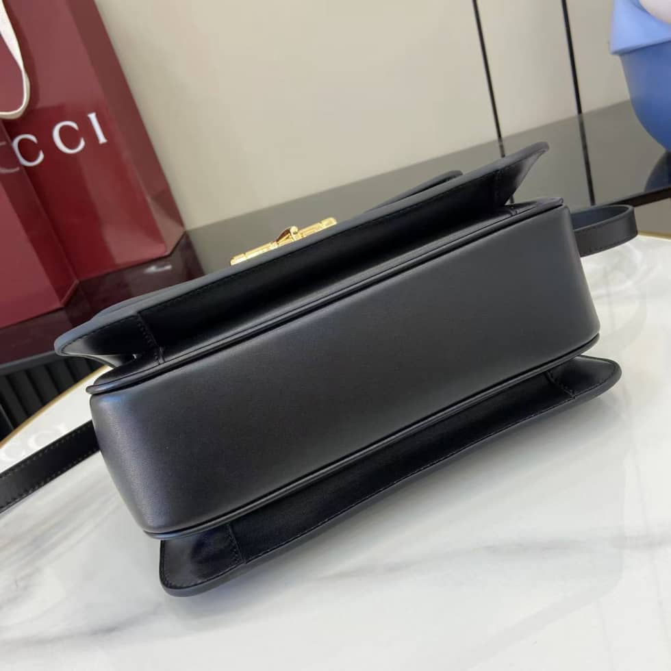 Gucci Siena Leather Medium Black Top Handle Bag_3_158799 Gucci Siena Leather Medium Black Top Handle Bag
