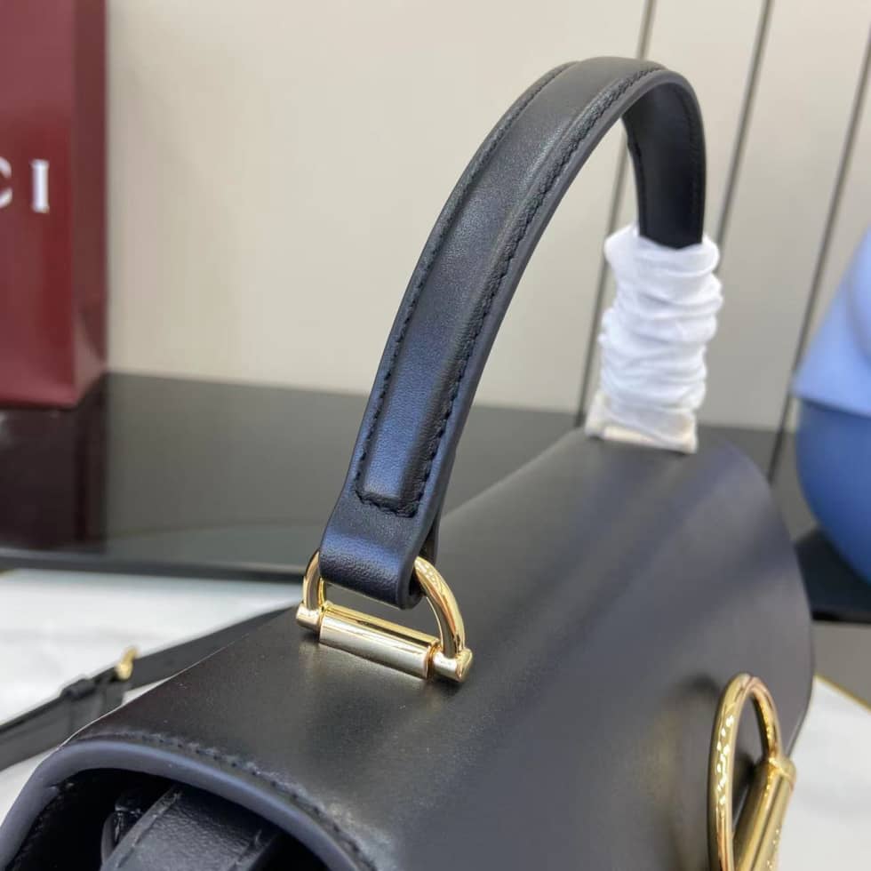 Gucci Siena Leather Medium Black Top Handle Bag_4_158799 Gucci Siena Leather Medium Black Top Handle Bag