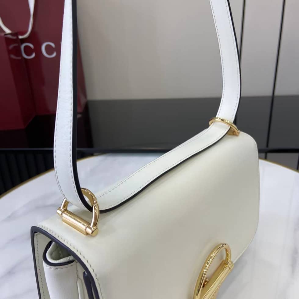 Gucci Siena Leather White Small Shoulder Bag_4_158809 Gucci Siena Leather White Small Shoulder Bag
