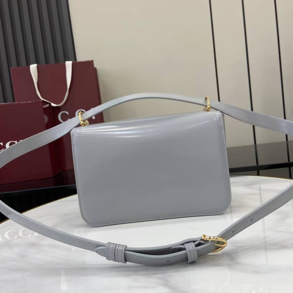 Gucci Siena Leather Light Grey Small Shoulder Bag_1_158819 Gucci Siena Leather Light Grey Small Shoulder Bag
