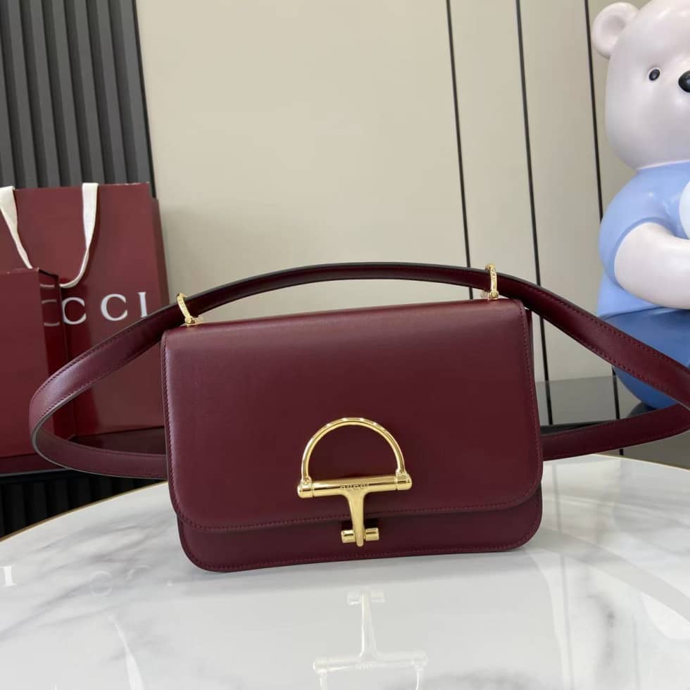 Gucci Siena Leather Red Small Shoulder Bag 846705_10_158839 Gucci Siena Leather Red Small Shoulder Bag 846705