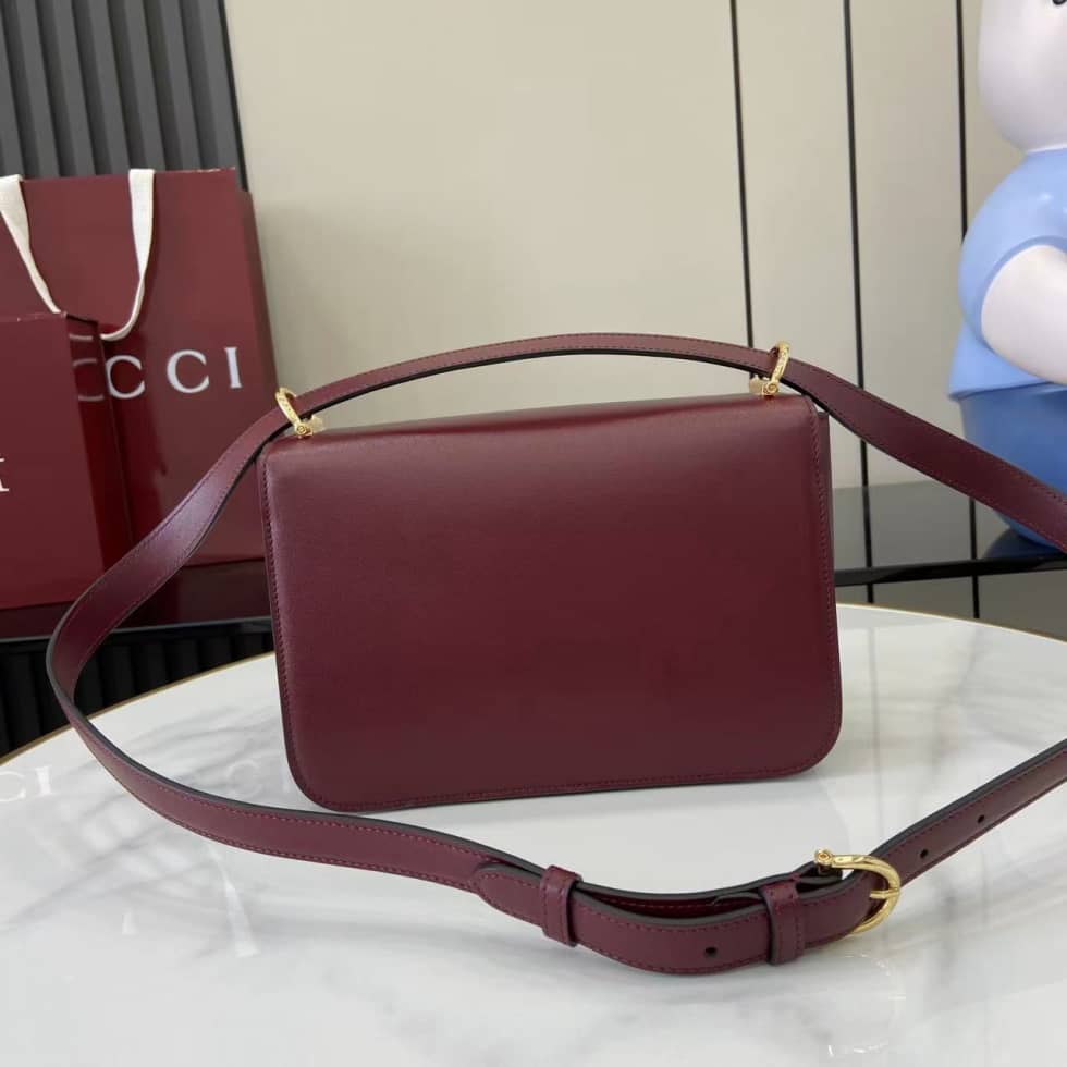 Gucci Siena Leather Red Small Shoulder Bag 846705_1_158839 Gucci Siena Leather Red Small Shoulder Bag 846705