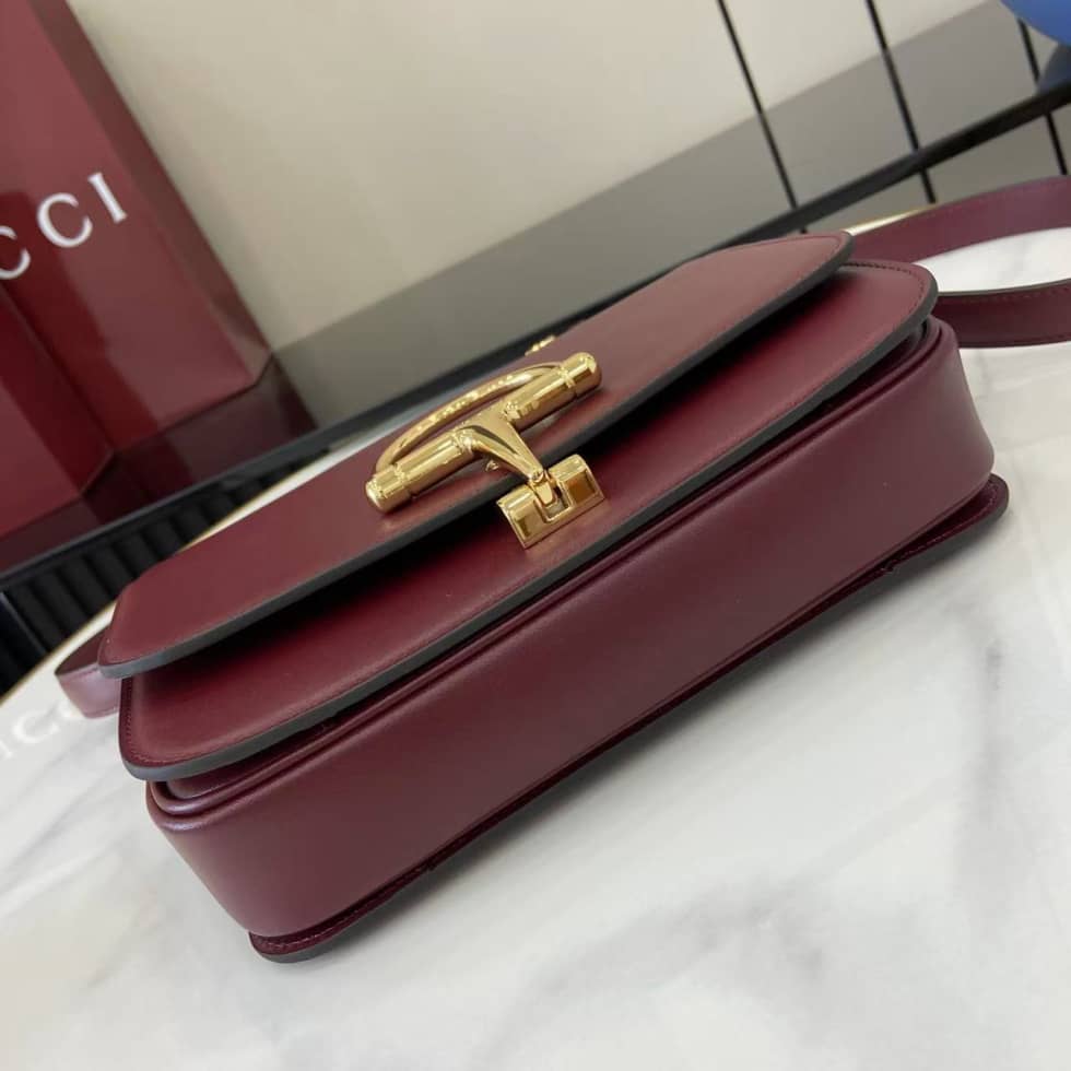 Gucci Siena Leather Red Small Shoulder Bag 846705_3_158839 Gucci Siena Leather Red Small Shoulder Bag 846705