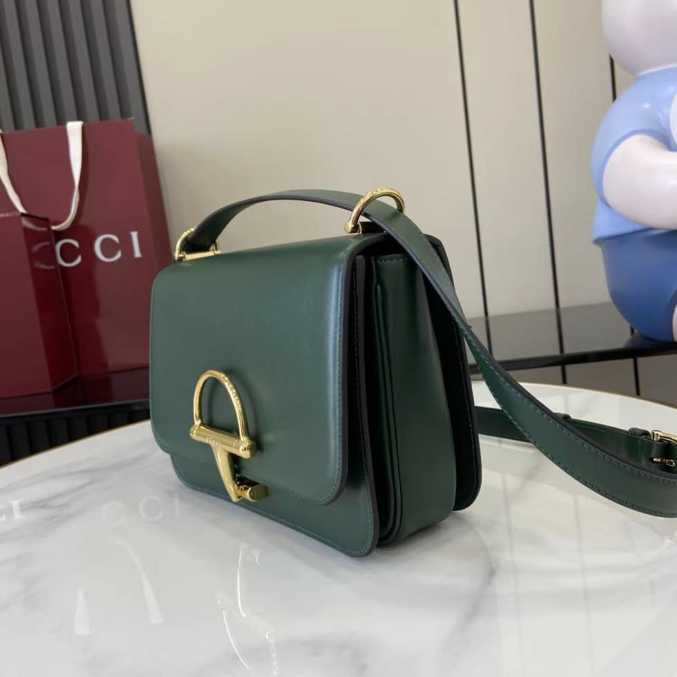 Gucci Siena Leather Green Small Shoulder Bag_2_158849 Gucci Siena Leather Green Small Shoulder Bag