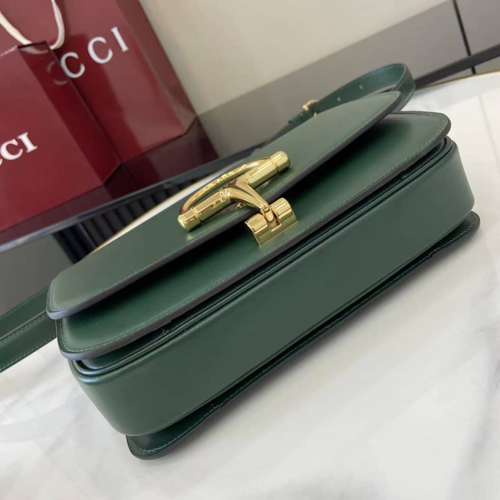 Gucci Siena Leather Green Small Shoulder Bag_3_158849 Gucci Siena Leather Green Small Shoulder Bag