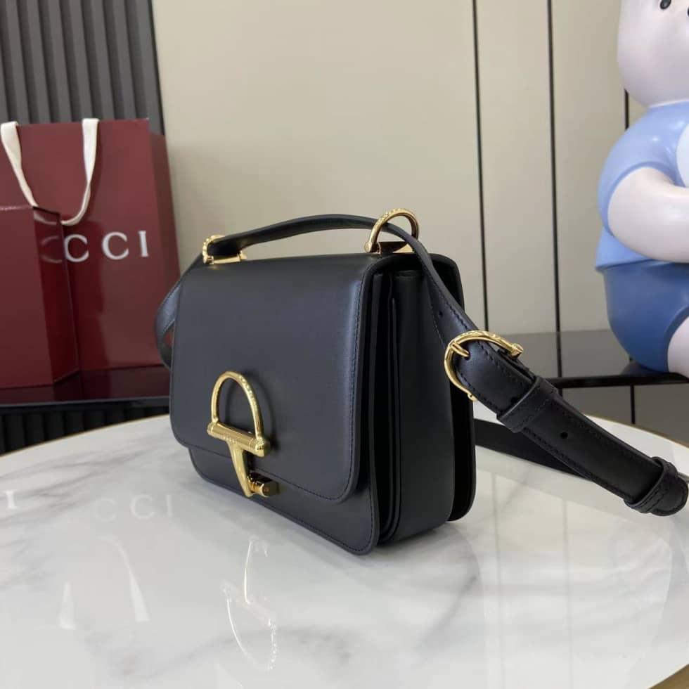 Gucci Siena Leather Black Small Shoulder Bag_2_158859 Gucci Siena Leather Black Small Shoulder Bag