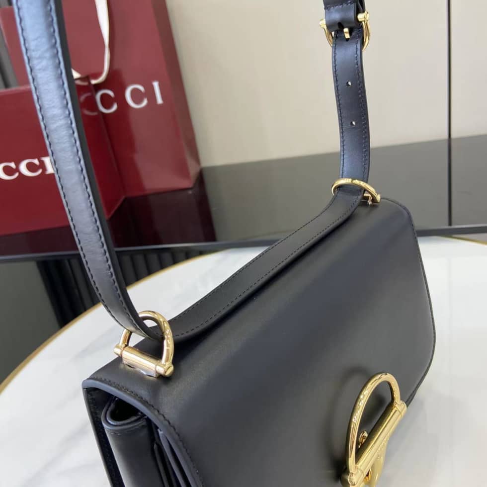 Gucci Siena Leather Black Small Shoulder Bag_4_158859 Gucci Siena Leather Black Small Shoulder Bag